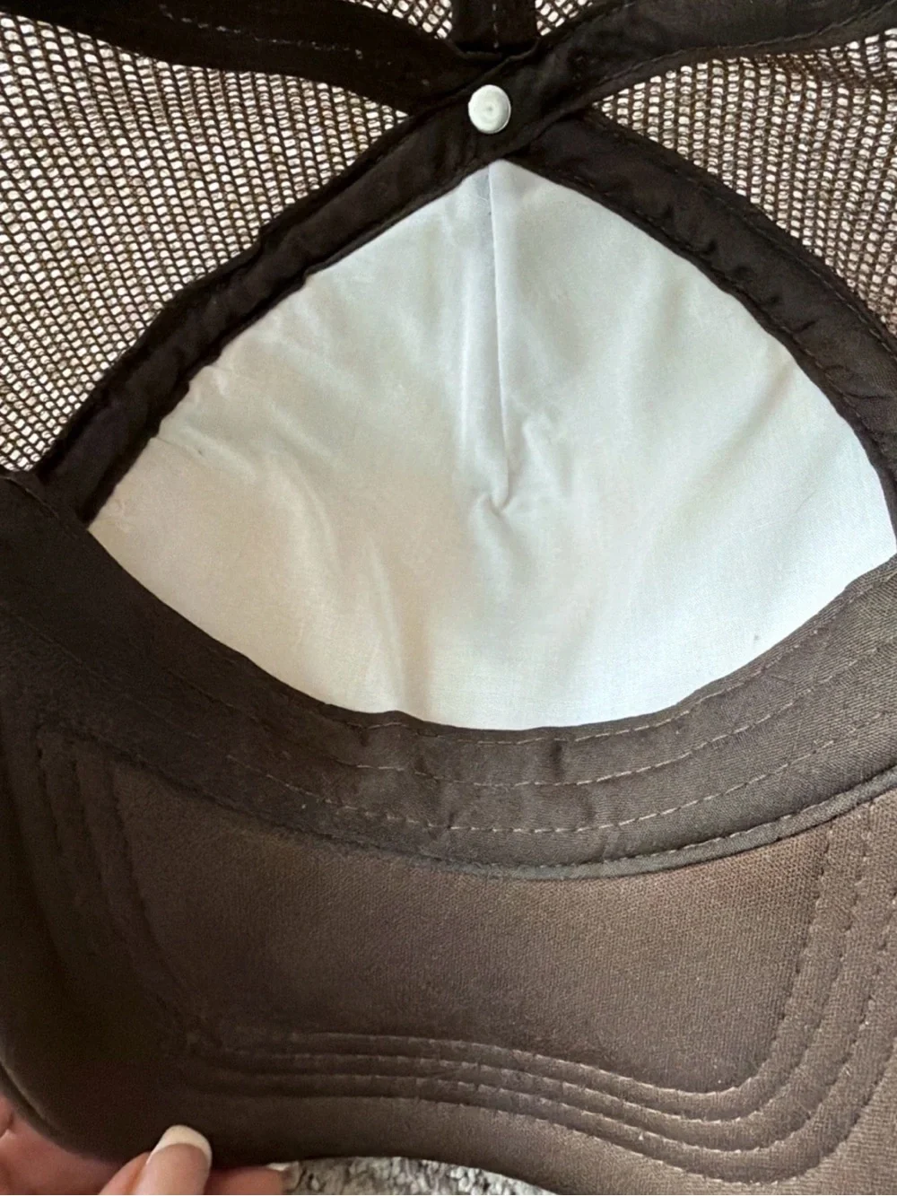 Home by 9pm club Brown Trucker Hat