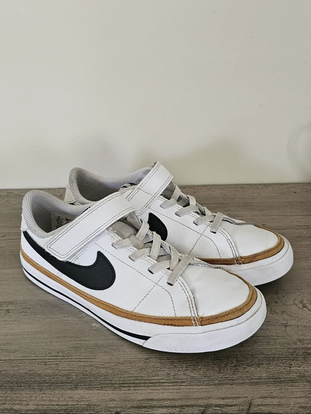 Nike Court Legacy Kids' Shoes 2Y Boy Girl White Sneakers
