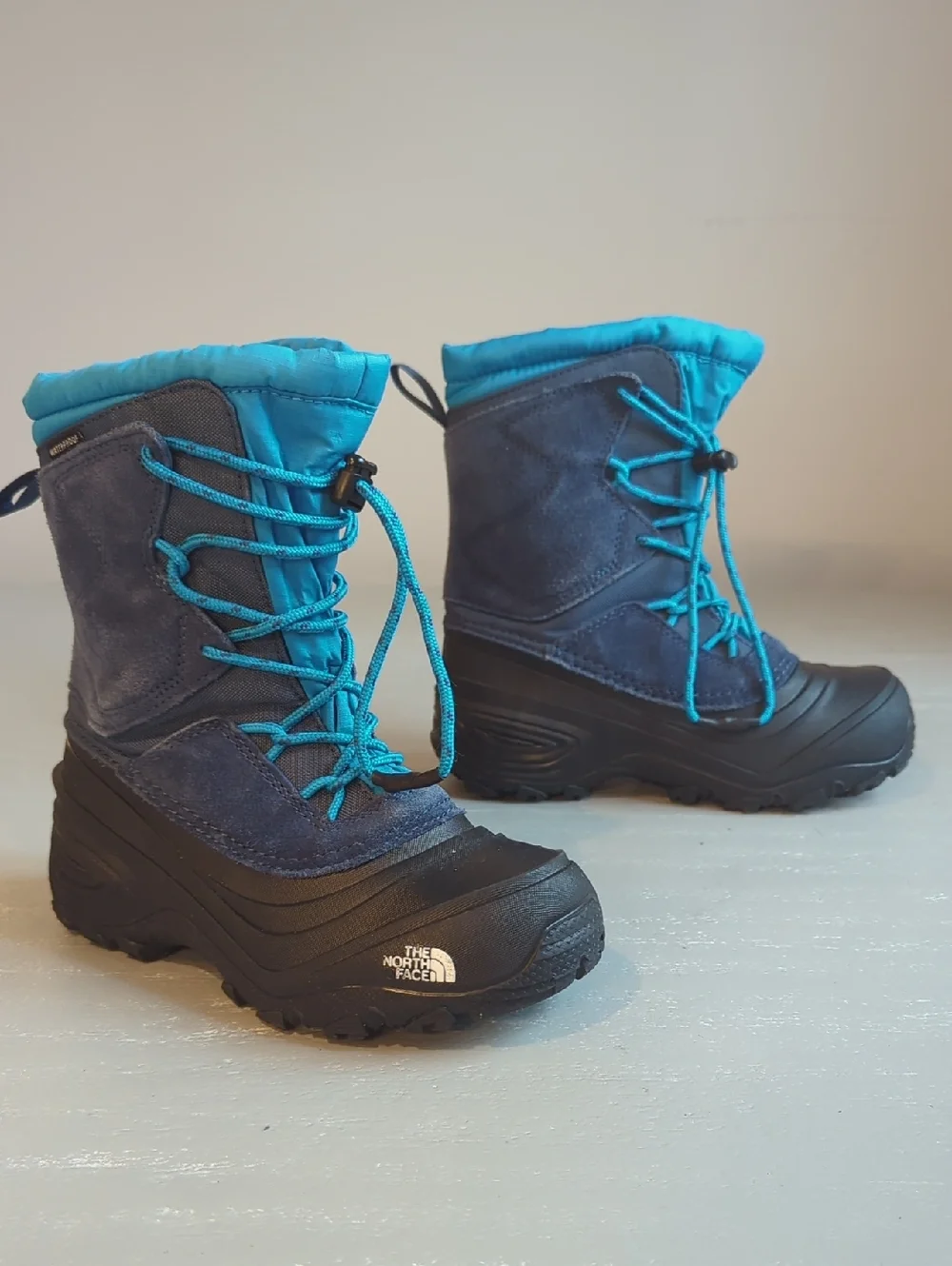 North‎ Face Winter Boots Waterproof Blue size 1