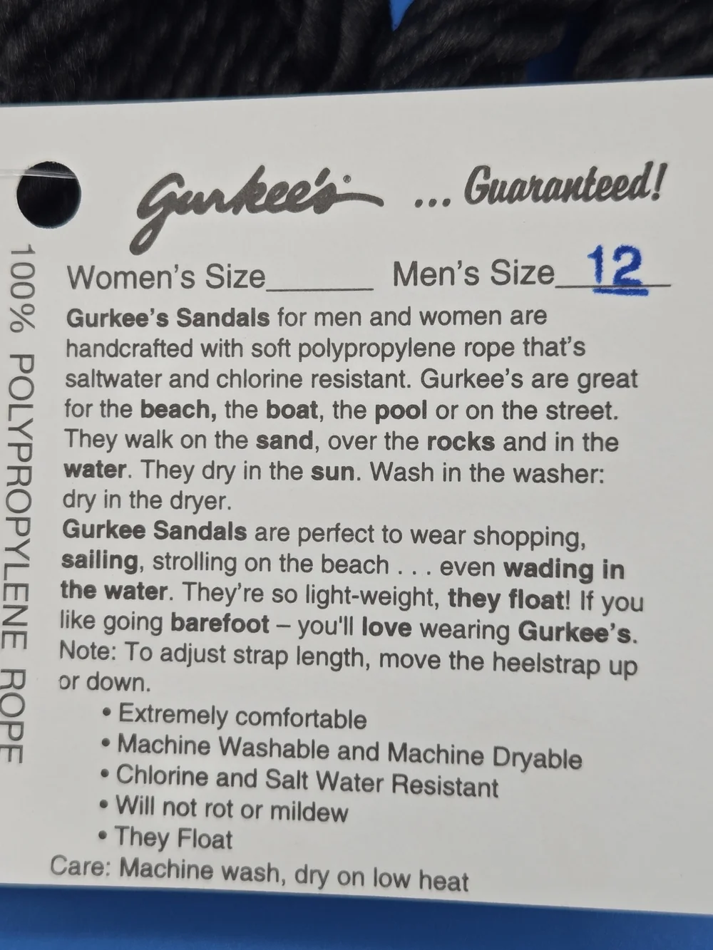 Gurkees handcrafted rope