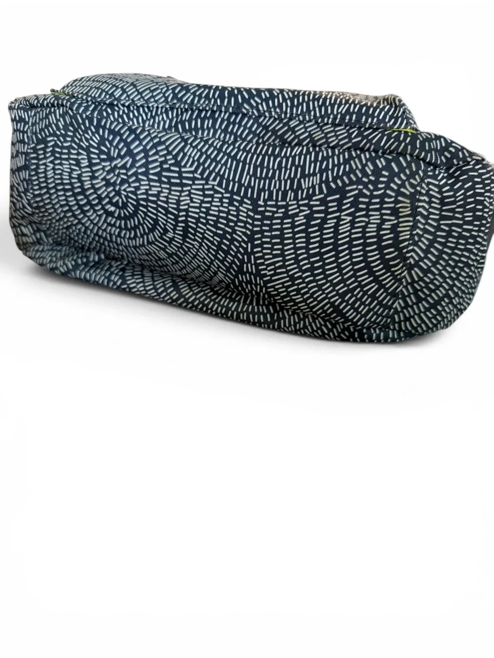 Lily Bloom White/Navy Geometric Print Everyday Crossbody Bag