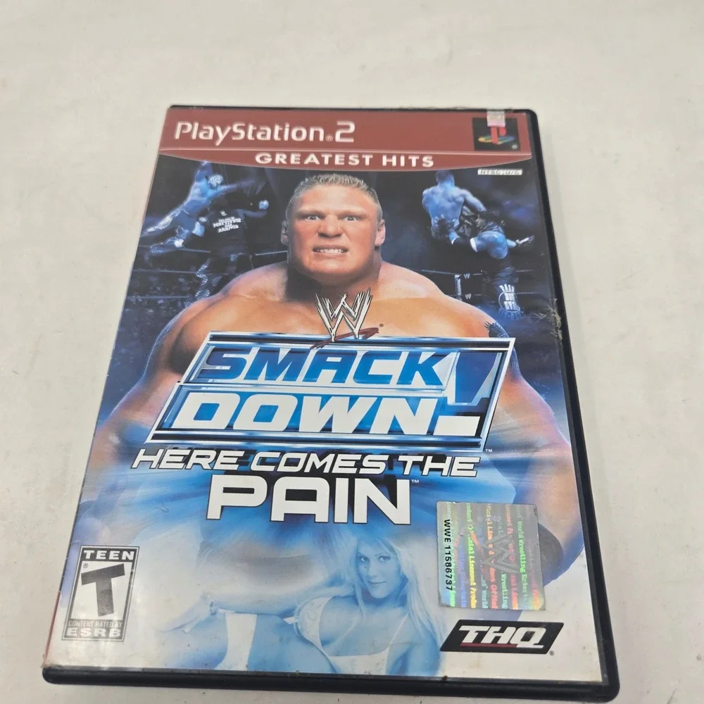 WWE SmackDown Here Comes the Pain PS2 PlayStation 2 Greatest Hits THQ Wrestling