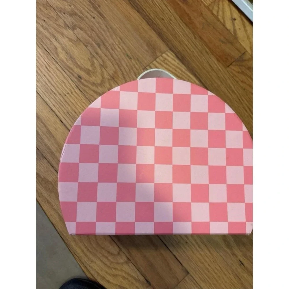 Small Novelty Suitcase Decor PINK CHECKERED‎ Target Bullseye Playground 2024