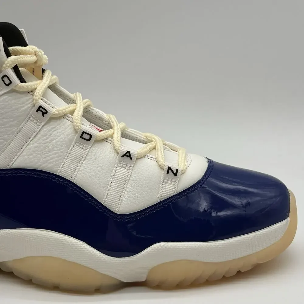 Jordan 11 Retro Rare Air White Blue IH0296 400 Mens Size 7.5 NEW Sneakers