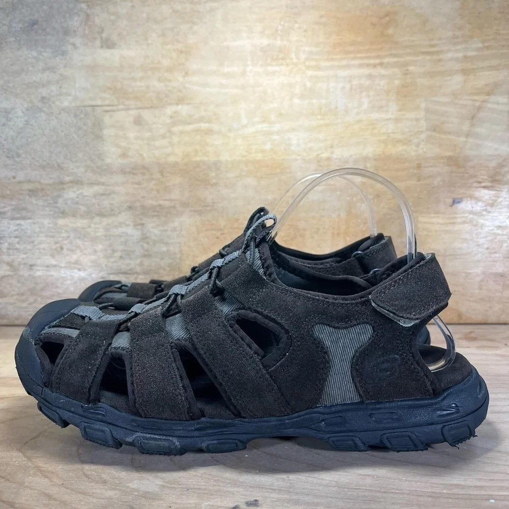 Skechers Selmo Fisherman Womens Size 10.5 Sandal Shoe Brown SN 64641