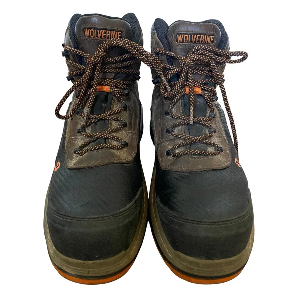 Wolverine Work Boots Men Size 11 Extra Wide EU 44 Mid Composite Toe Waterproof