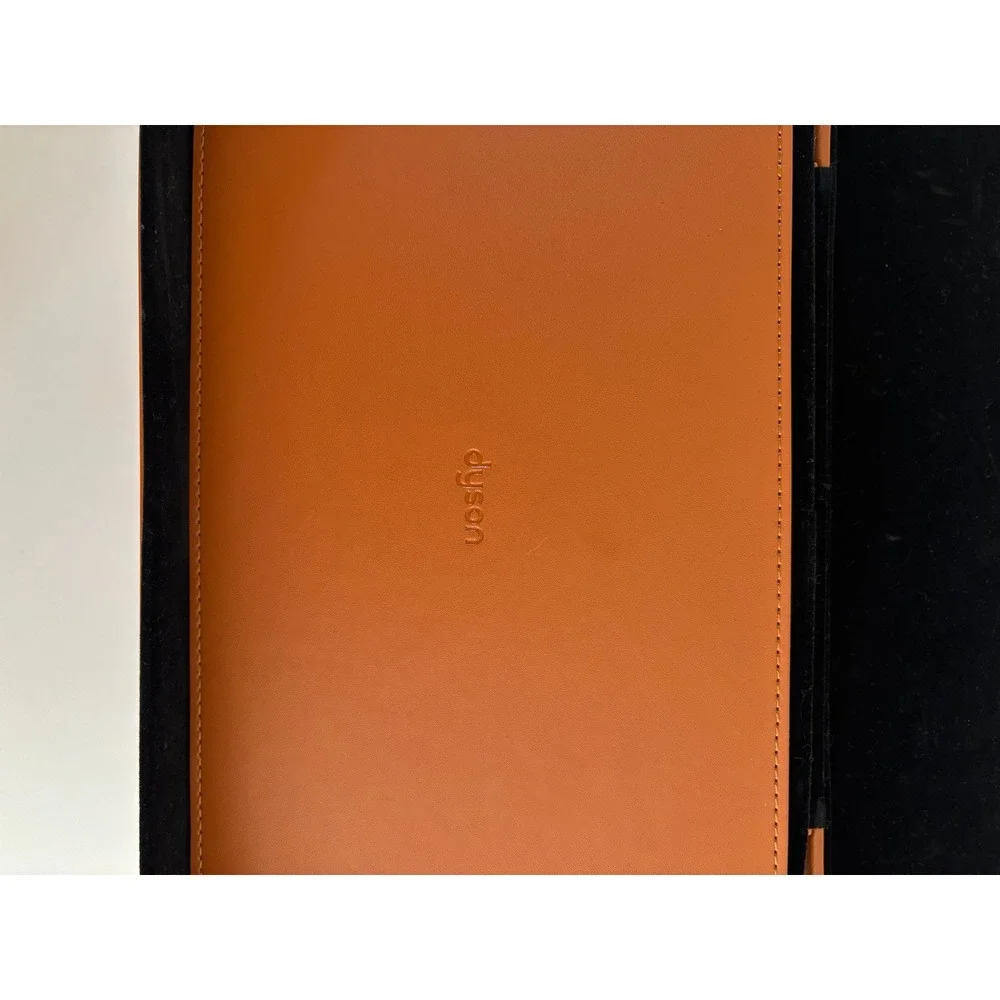 Dyson Airwrap Supersonic Presentation Case Tan Brown Storage Box Magnetic Clasp