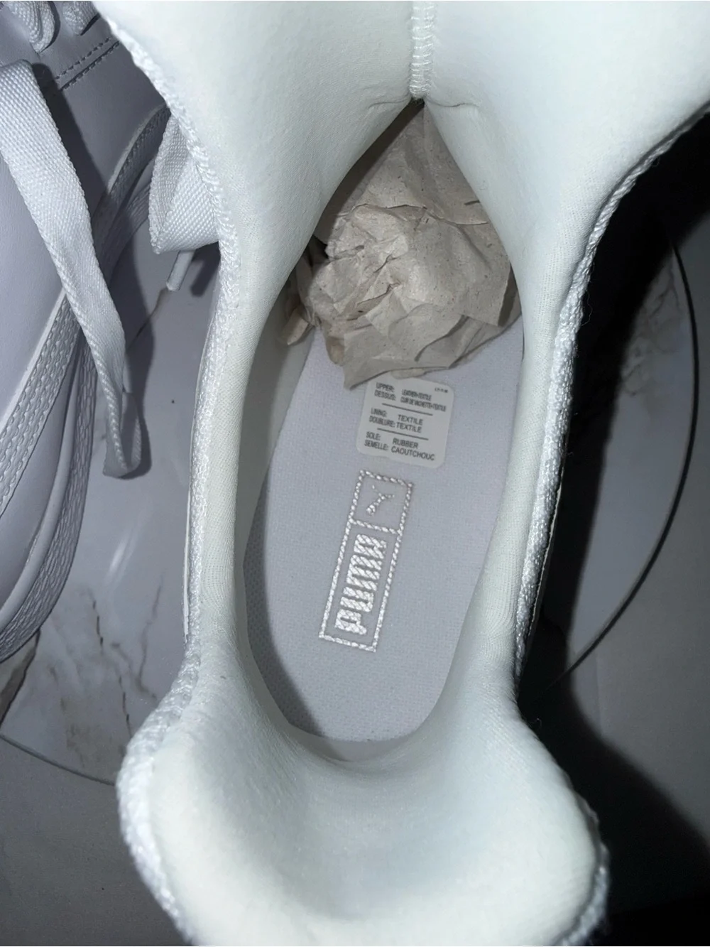 Puma white high