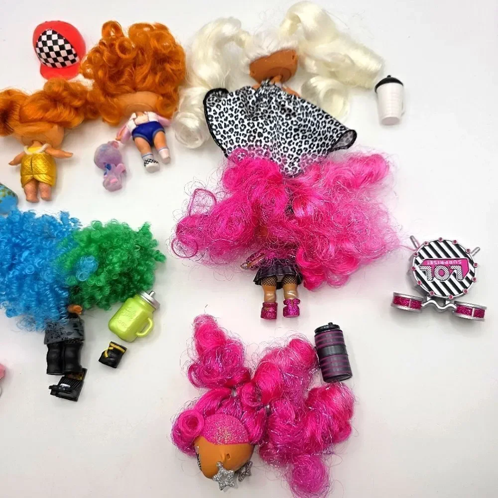 LOL Surprise Hair Goals Tots Dolls Bundle