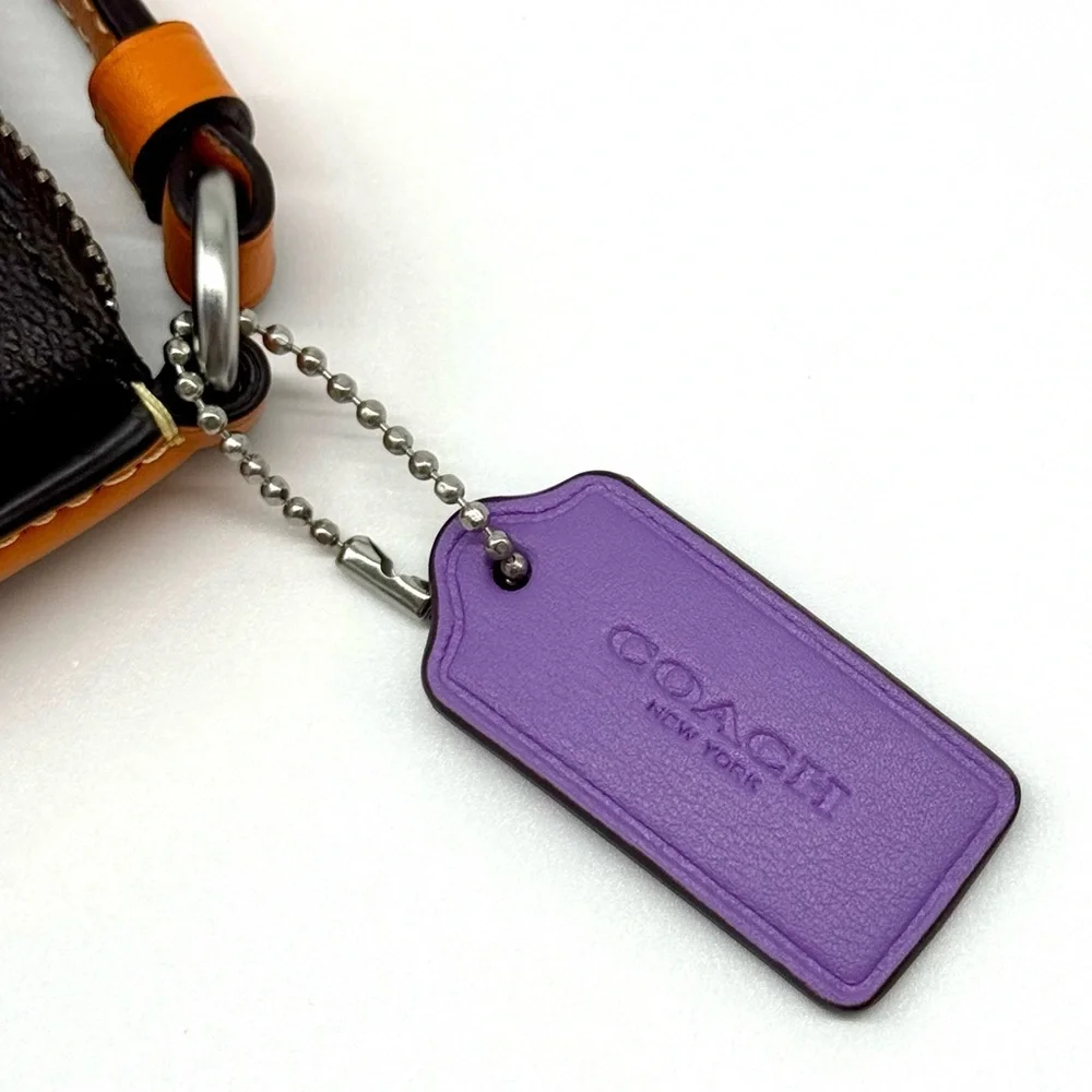 Coach Mini Rowan File Bag - SV/Brown/Iris Multi