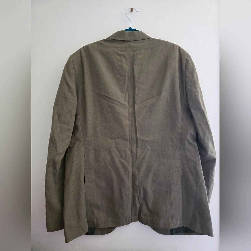 Mango Slim Fit Lyocell & Cotton‎ Blend Sport Coat Sz 42 Khaki