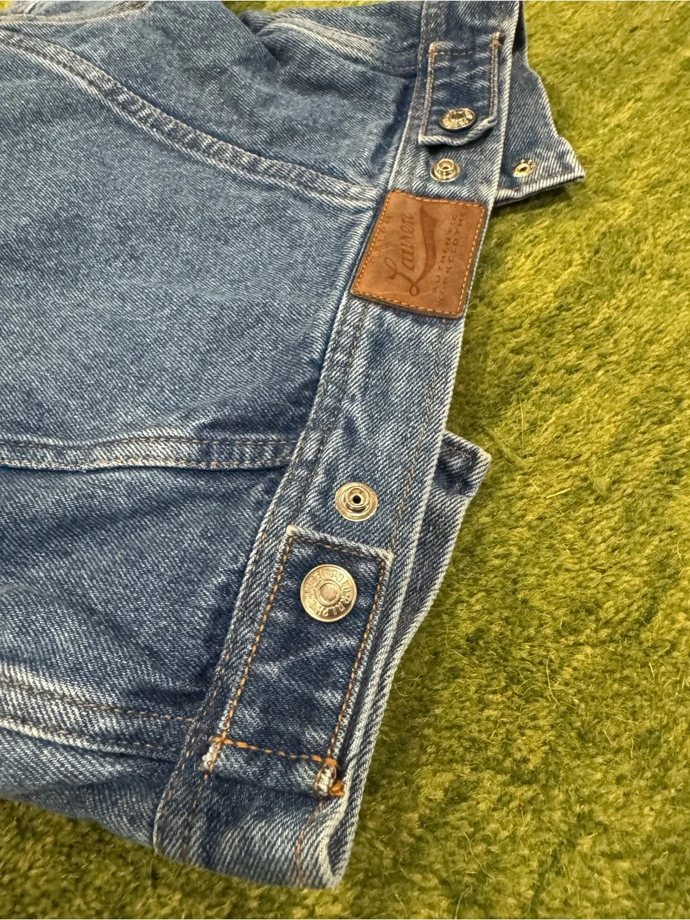 Vintage 1980 Ralph Lauren denim jacket babies 3 months to 12 months rare mallard
