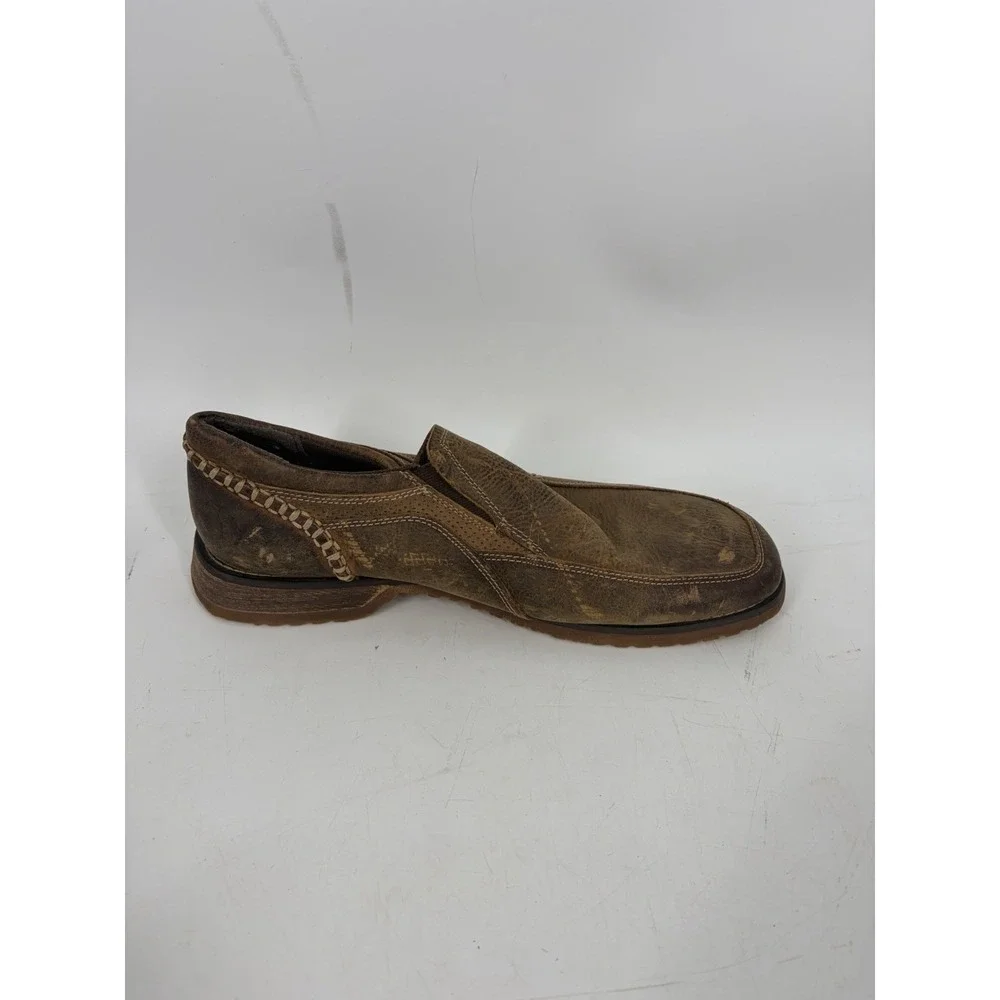 Bed Stu Shoes Brown Slip On Casual Brown Leather Loafer Bomber