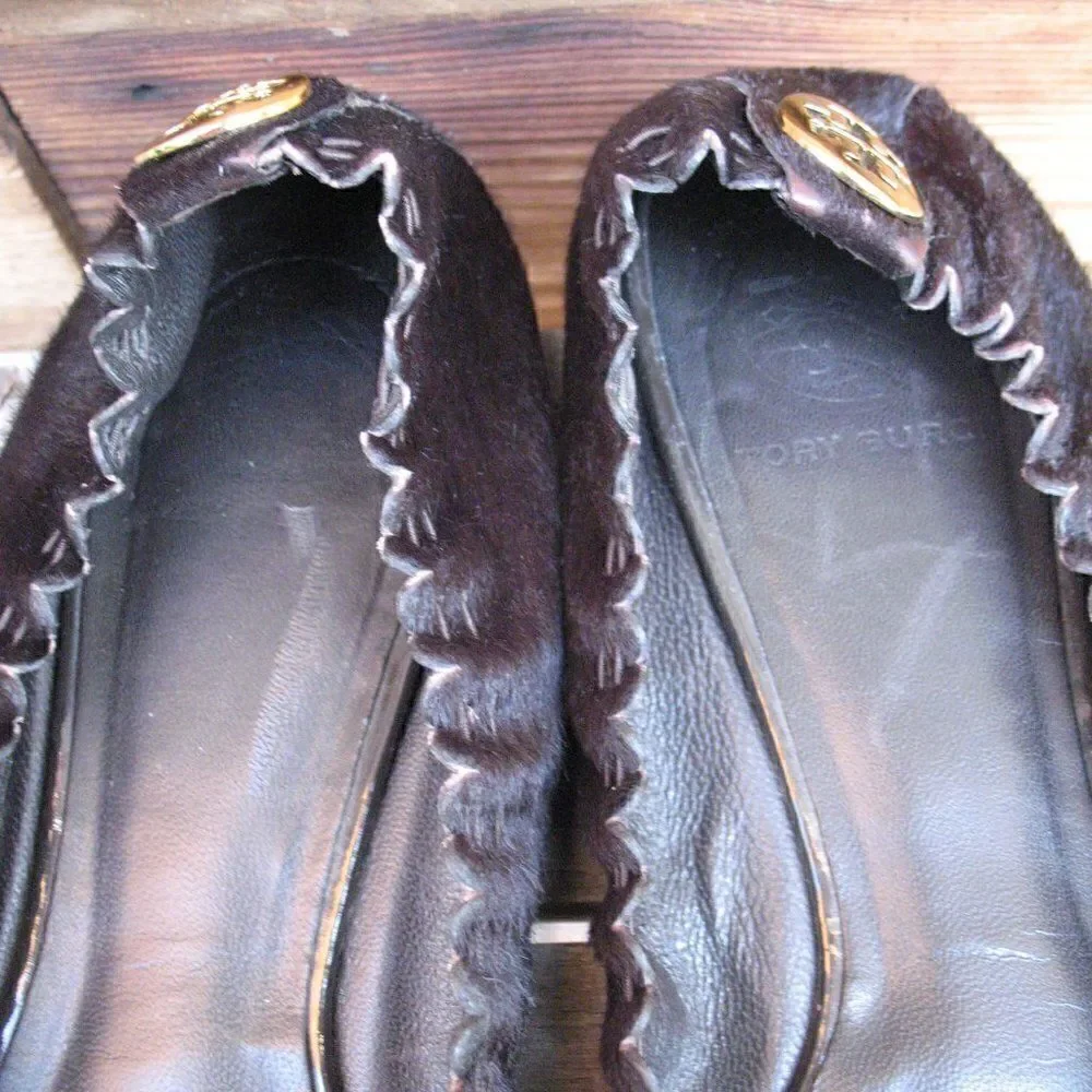 Tory Burch Black Ballet Flats