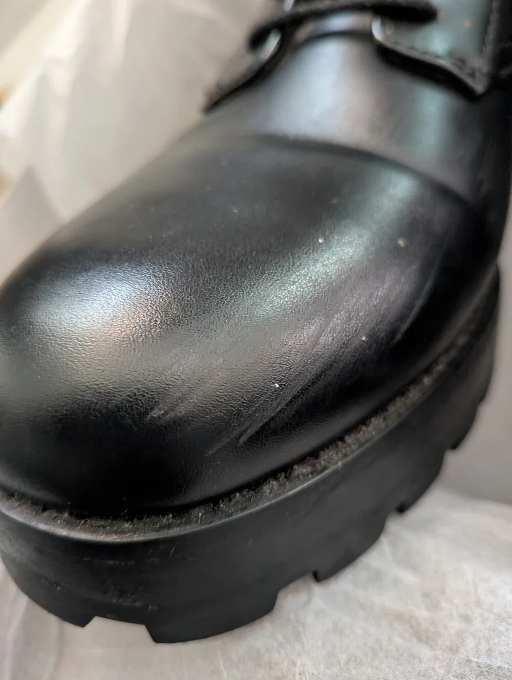 Michael Kors combat boots up