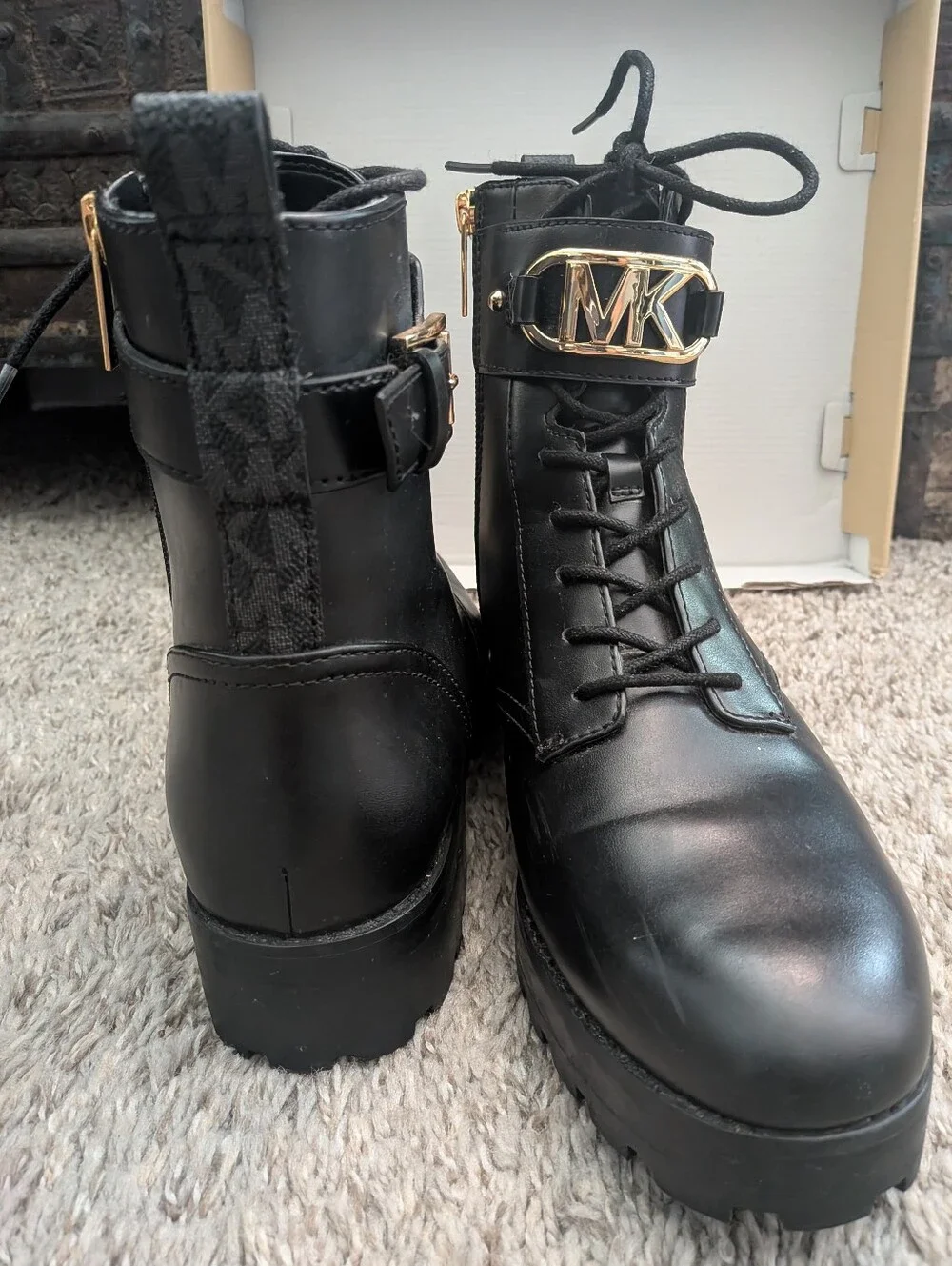Michael Kors off leather front