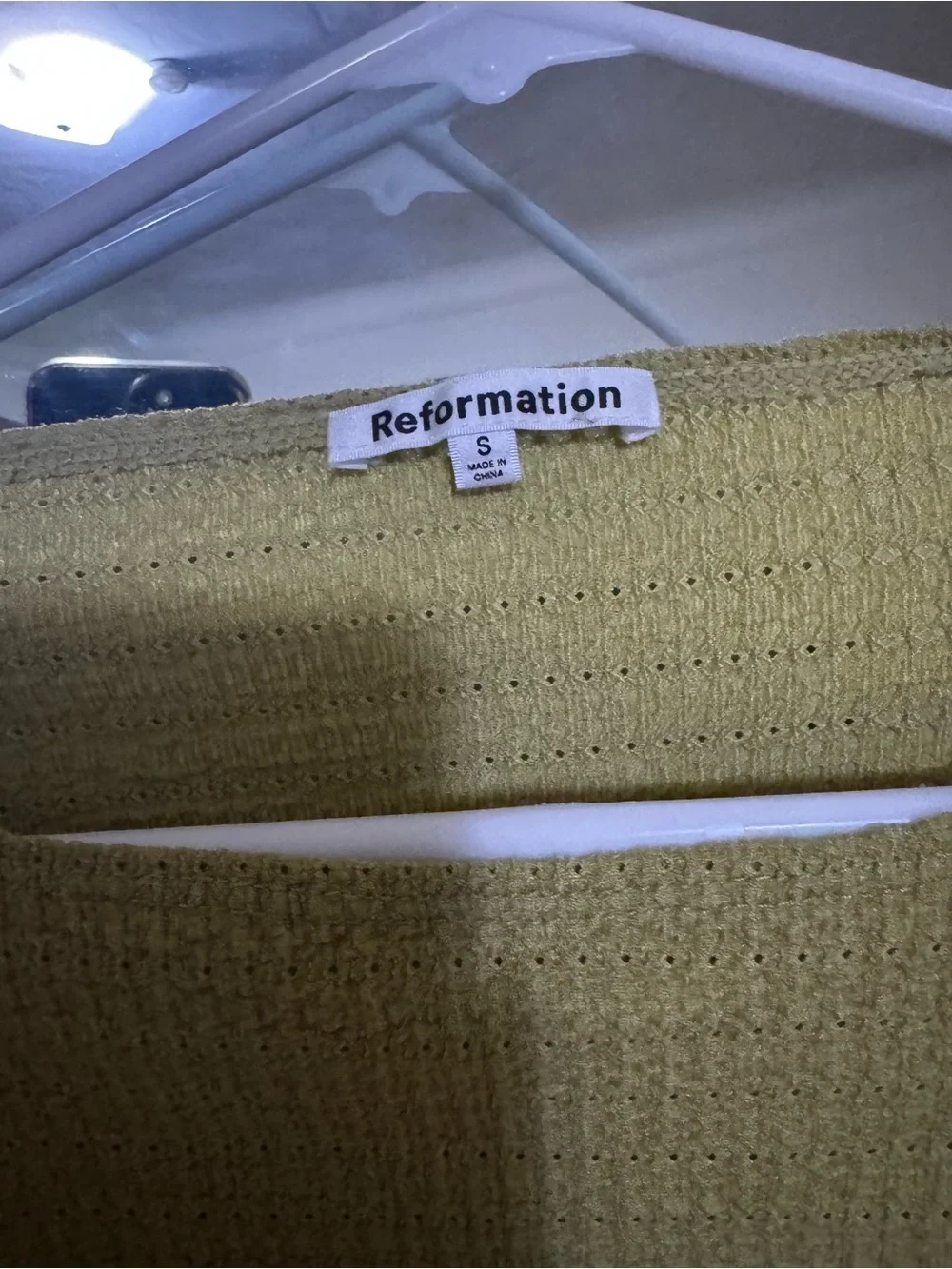 Reformation easy layering neckline
