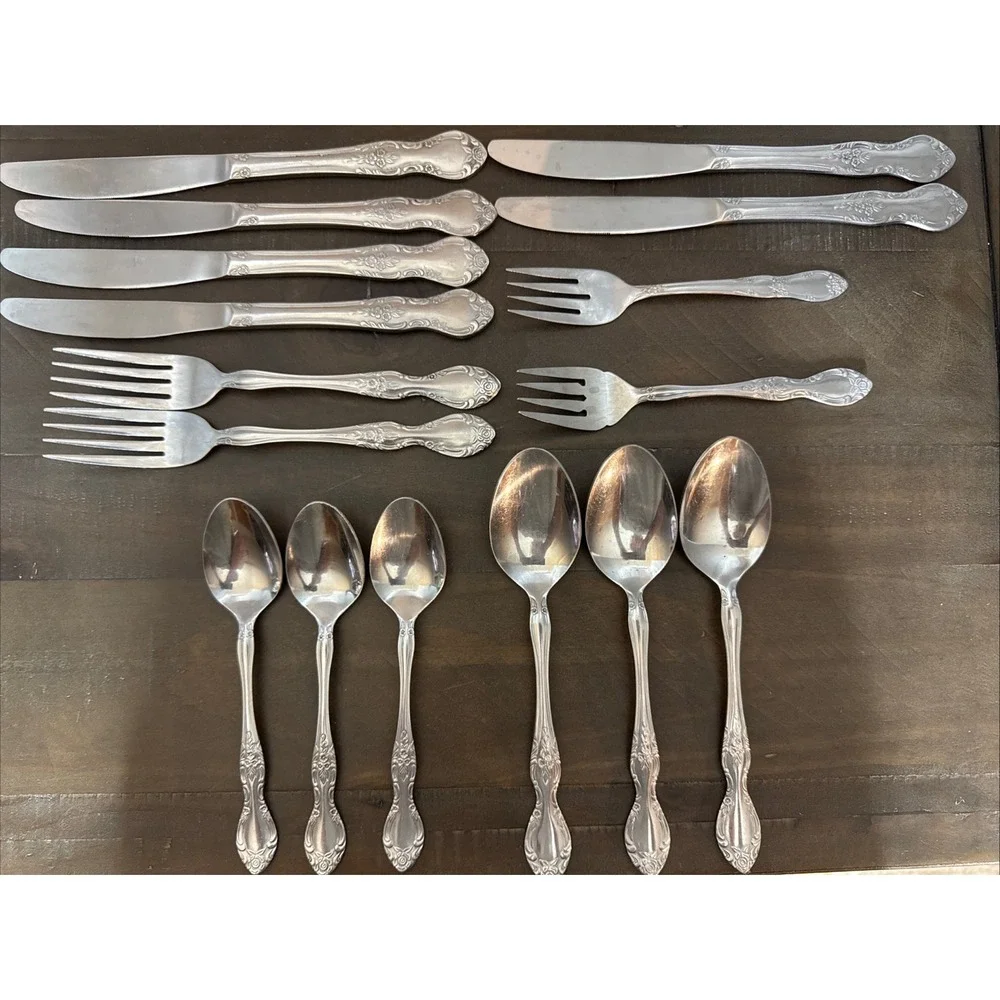 Reed & Barton Rebacraft Candace-Andrea Tablespoons Stainless Set‎ of 16