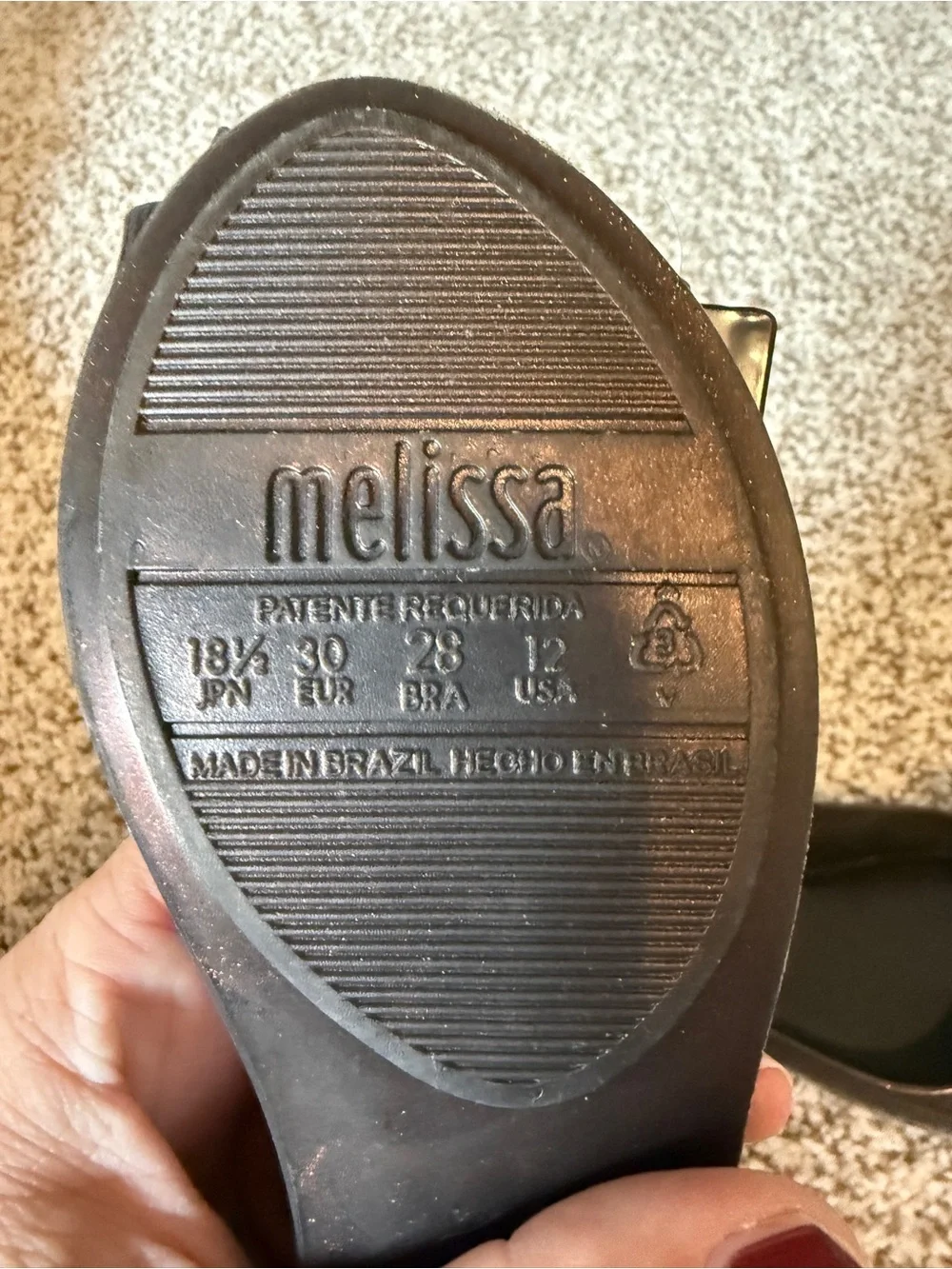 Mini Melissa classic black