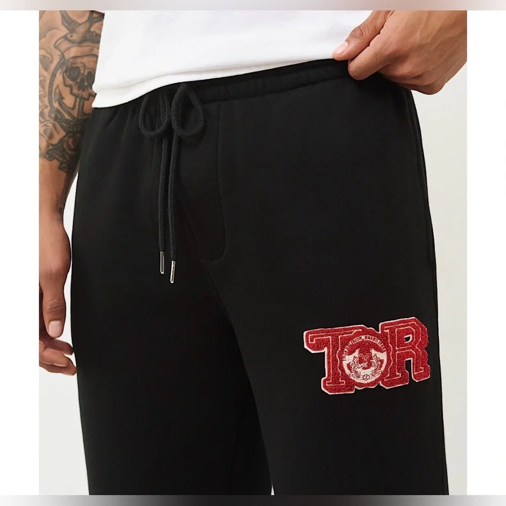 True Religion World Tour Champions Sweatpant Black S