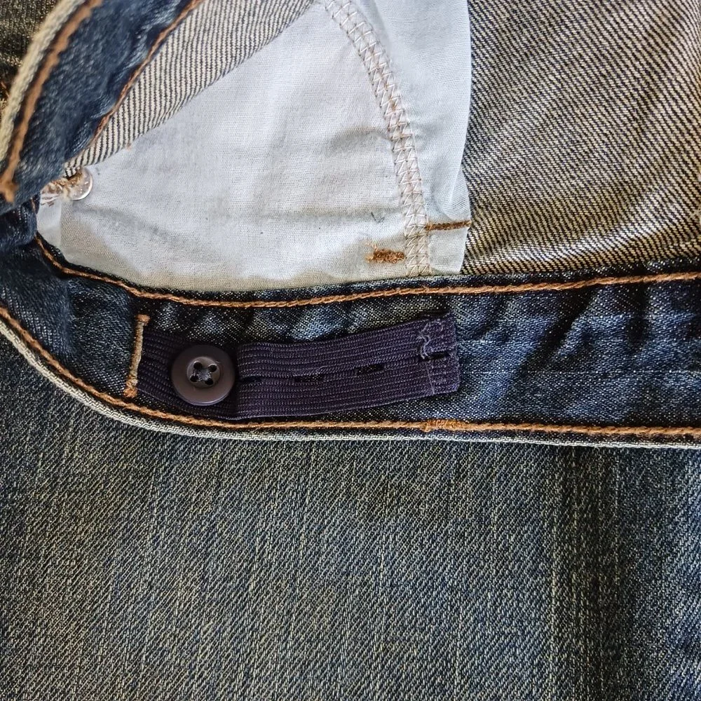Children's Place Boy's Medium Wash 100% Cotton Bootcut Jeans Size 12