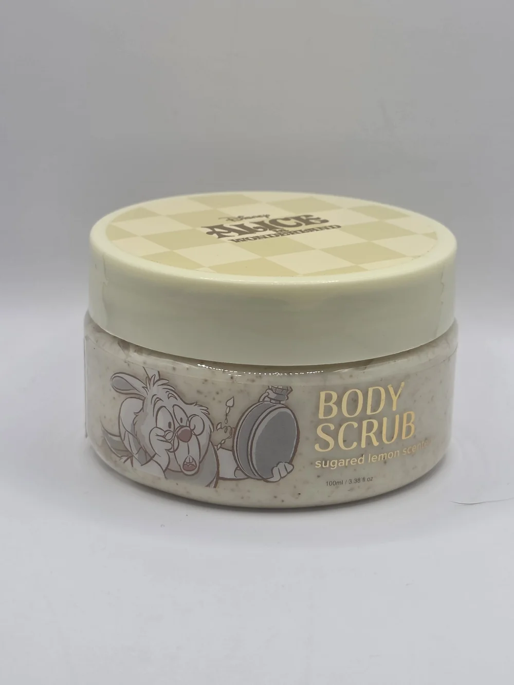 Disney Alice in Wonderland White Rabbit Bath Set-Lip Gloss,Bath Bomb,Salt/Scrub