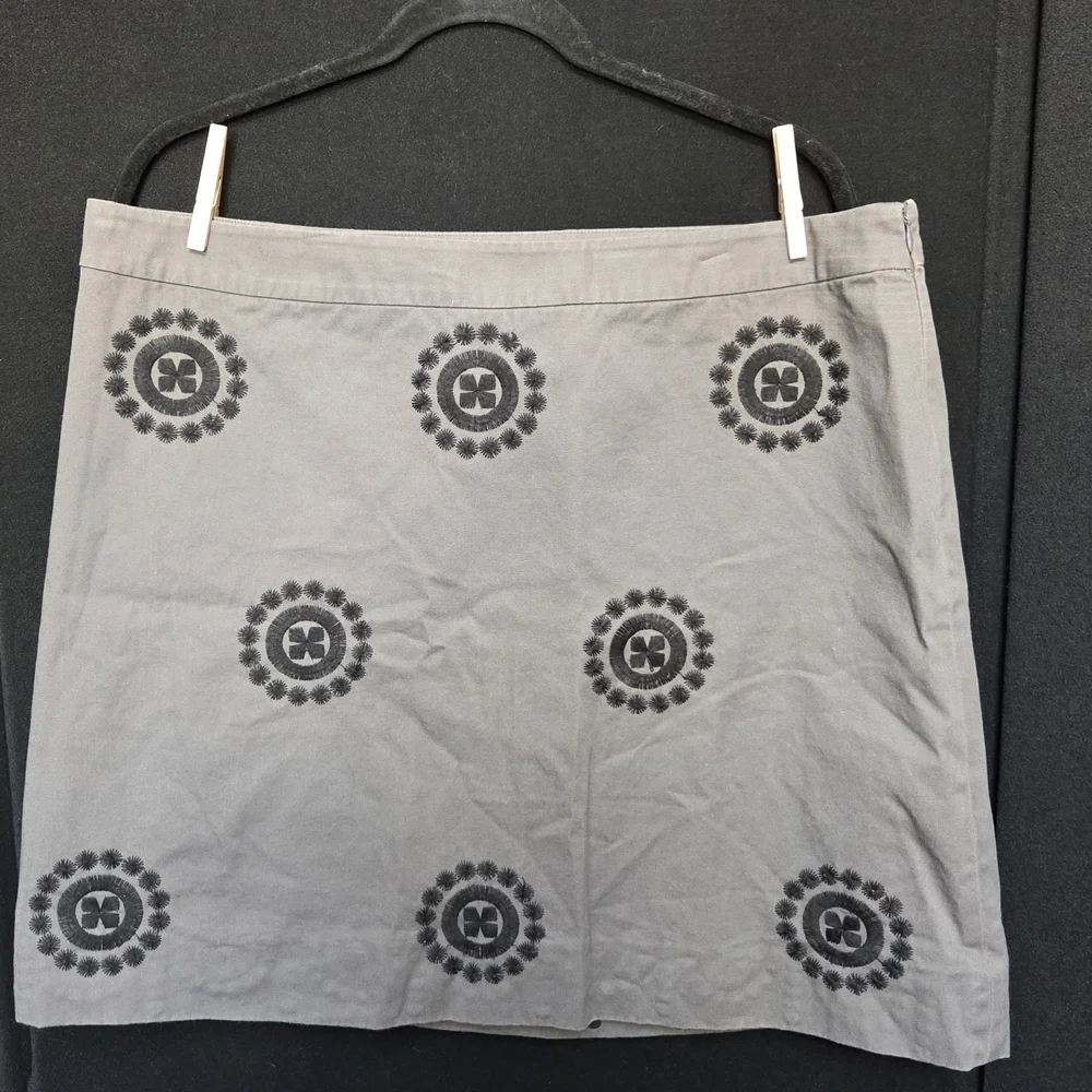 Boden Womens Skirt Size 14 Embroidered A Line Mini