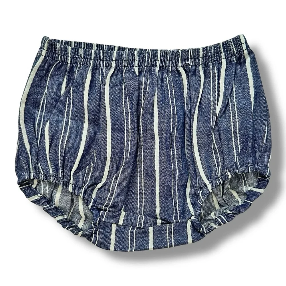 Maison Me | Chambray Stripe Rin Dress (6-12mos)