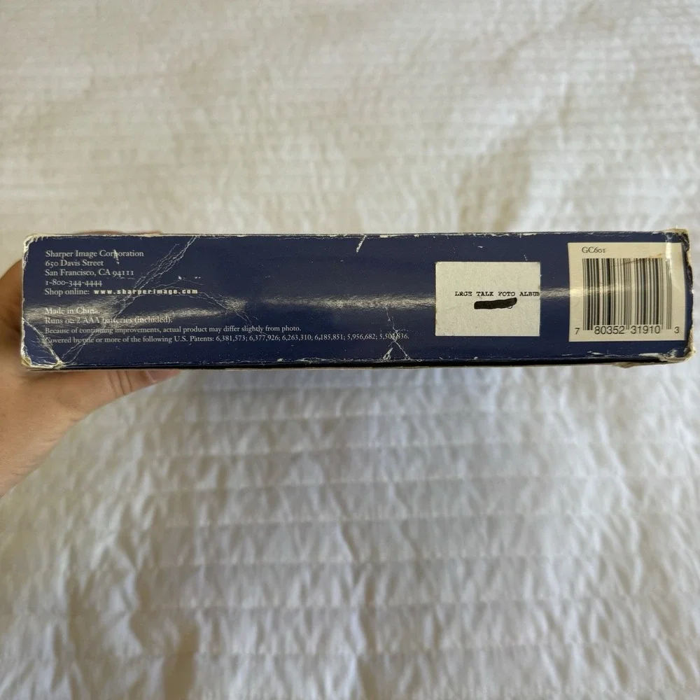 Sharper Image Talking Pictures 36 Pictures / Messages Album NEW OPEN BOX‎