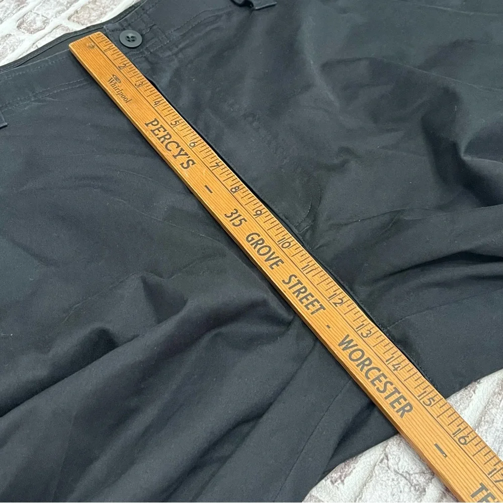 Oak Hill Tech Pant Black Golf Zippered Pockets Straight Business Casual 44x32‎