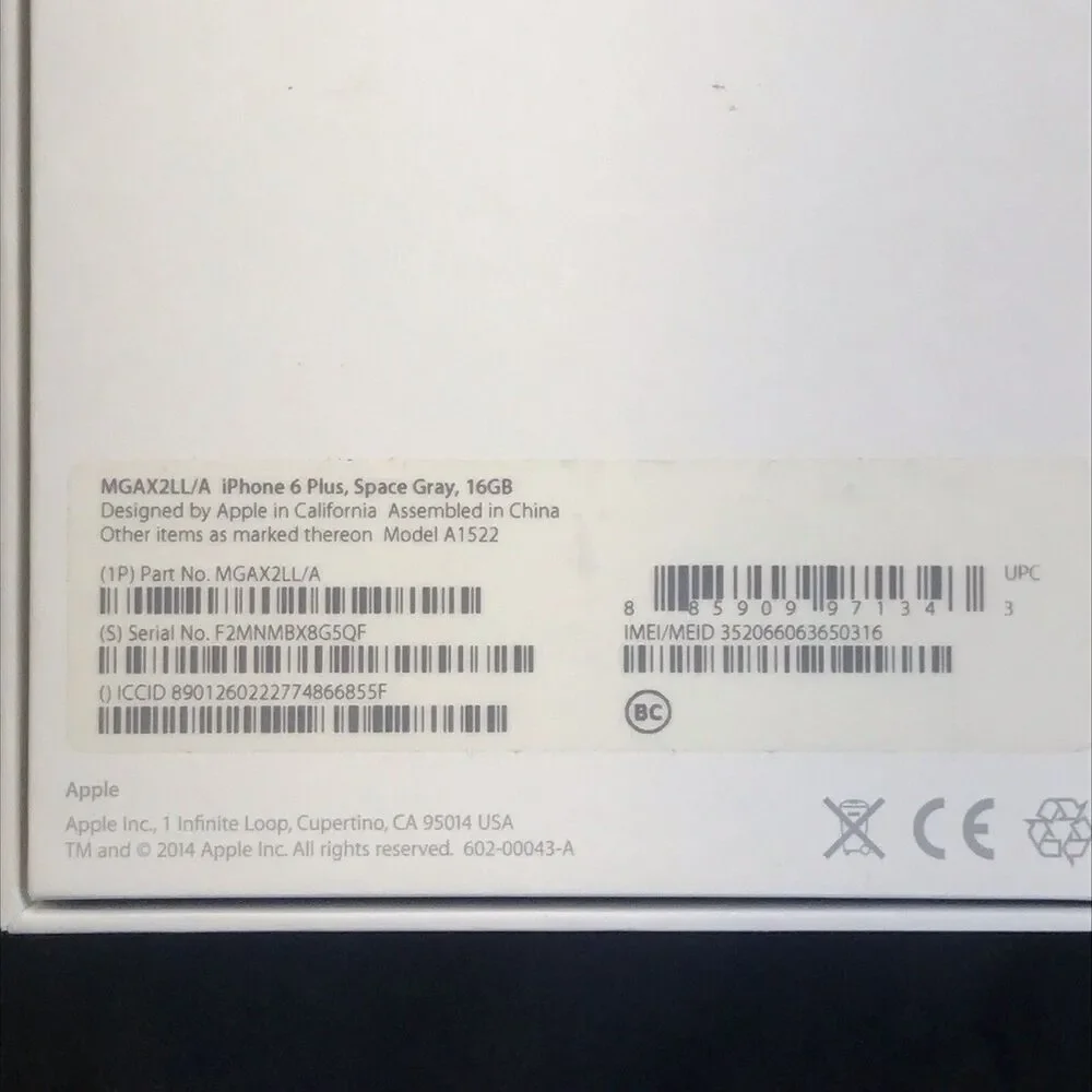 Apple iphone box