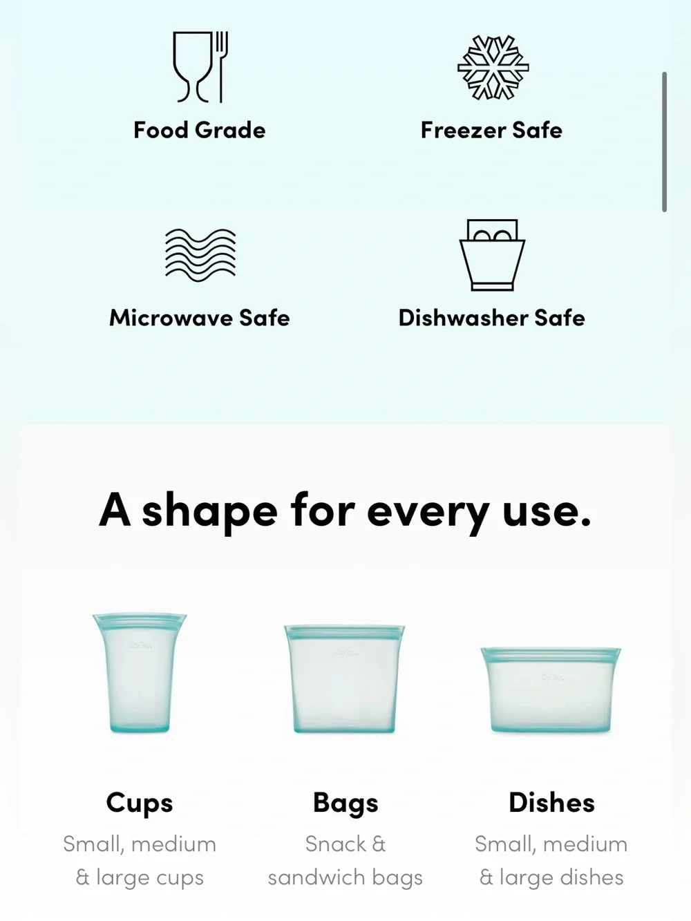 Zip Top Kitchen Full 9 Piece Reusable Container Set