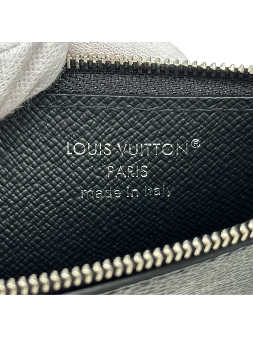 Louis Vuitton Wallet Monogram Eclipse Coin Case Card Holder Black Purse Small