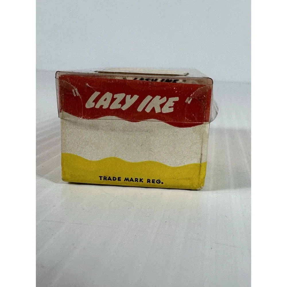 Vintage Kautzky Lazy Ike 1 KL-14 SHAD Wooden Fishing Lure Original Box