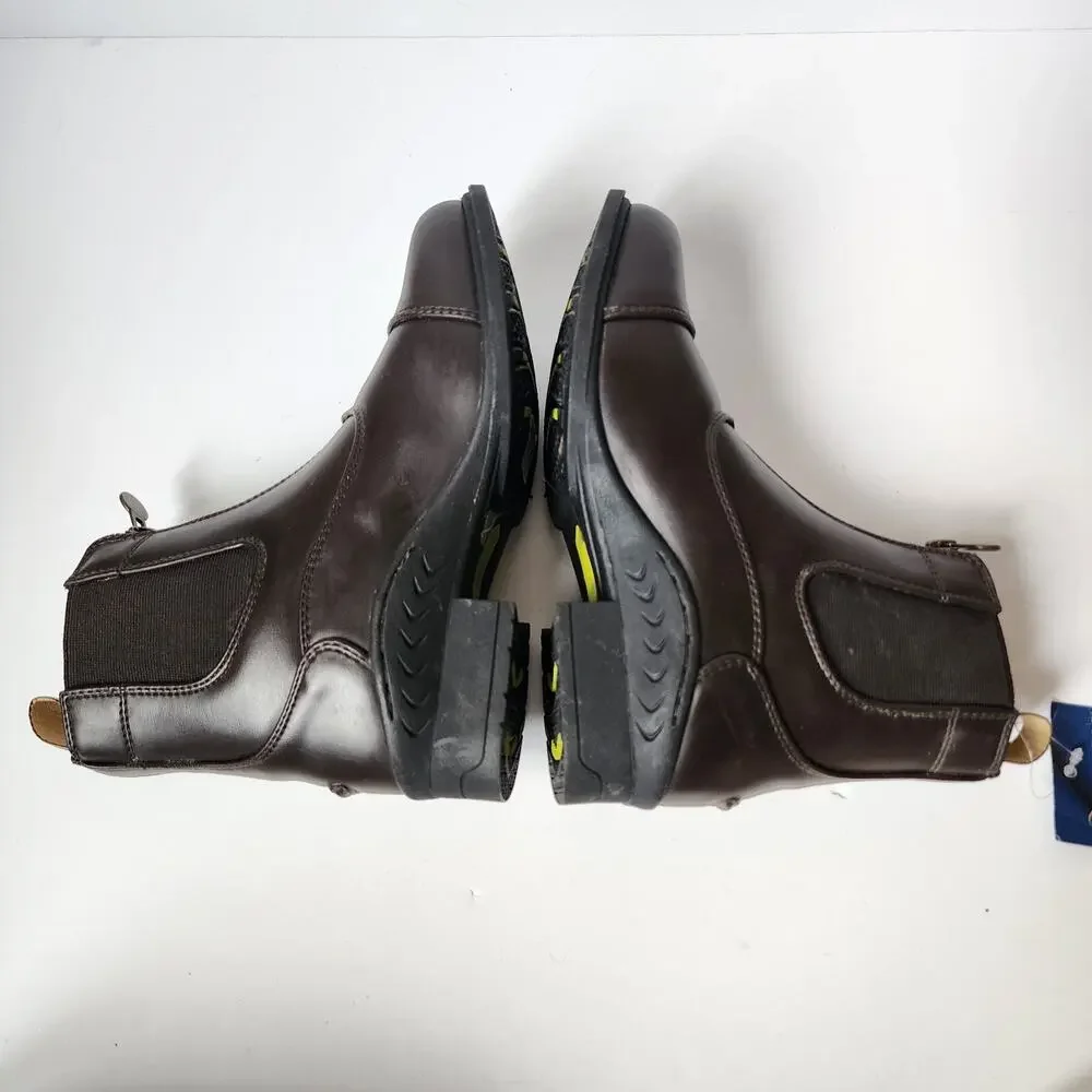 Ovation Quantum Zip Paddock Boots Childs Size 3 Equestrian Brown New With Tags