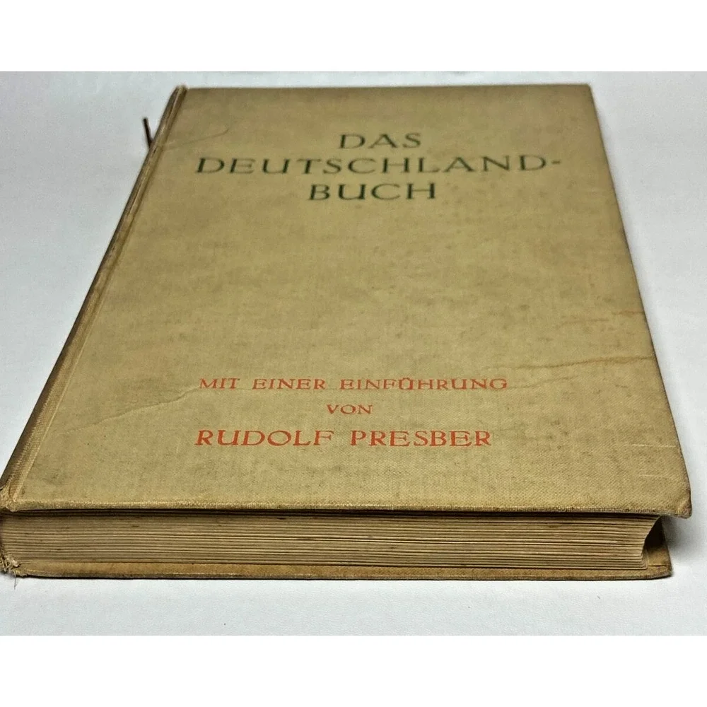 Das Deutschland Buch The German Book 1930 Rudolf Presber 296‎ Illustrations