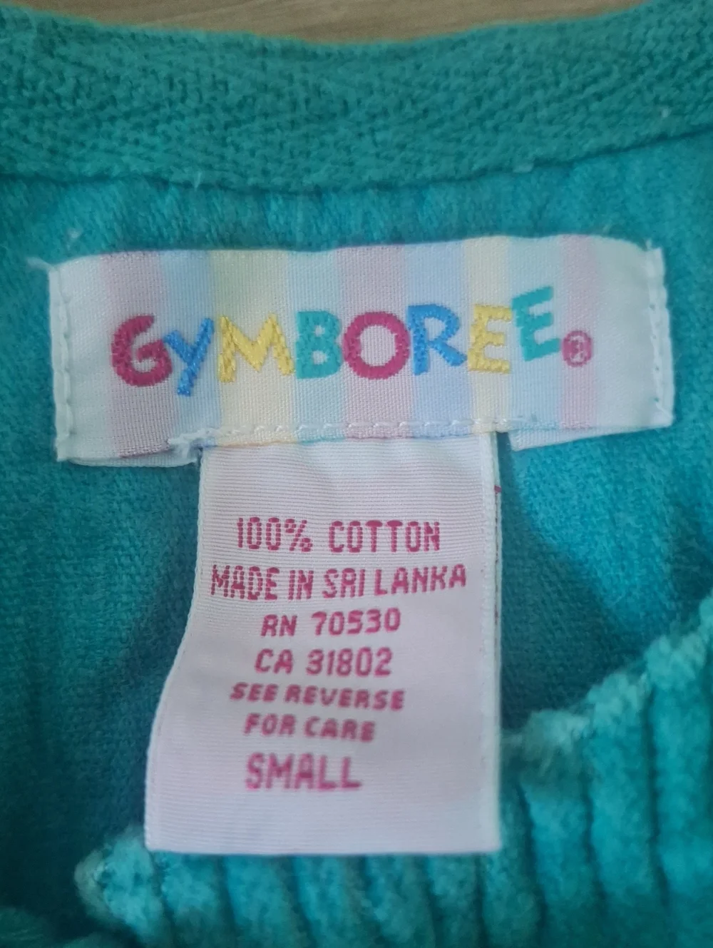 Gymboree chest embroidered