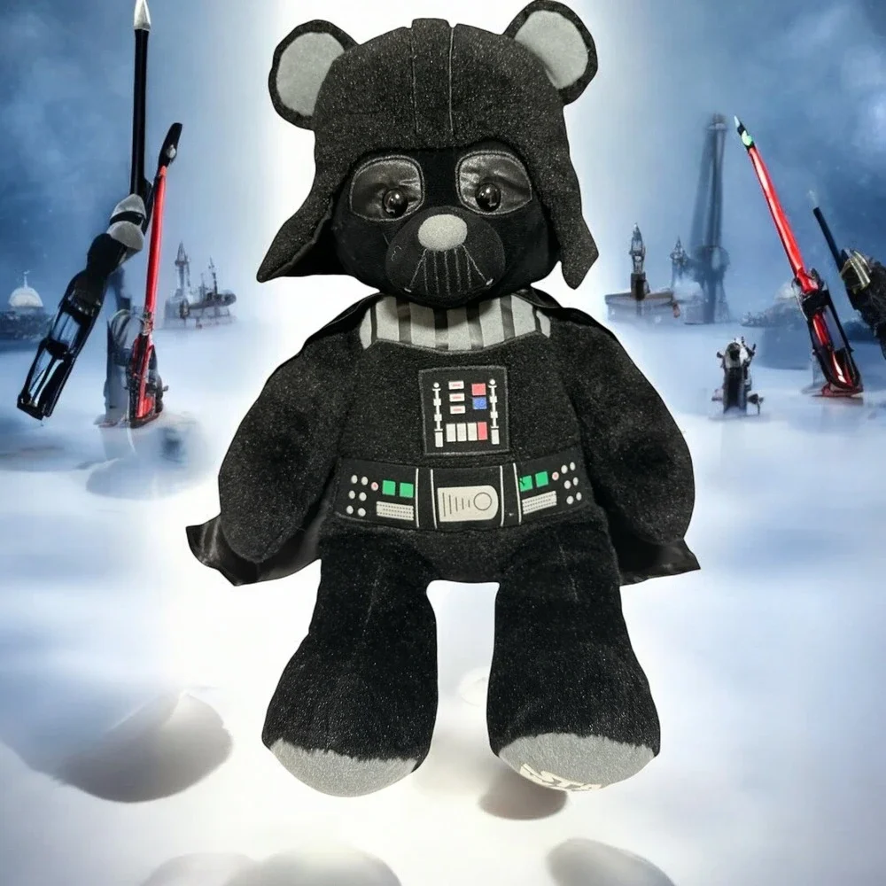 Build A Bear Star Wars Darth Vader 2016 Plush With Cape***NO SOUND CHIP ADDED***