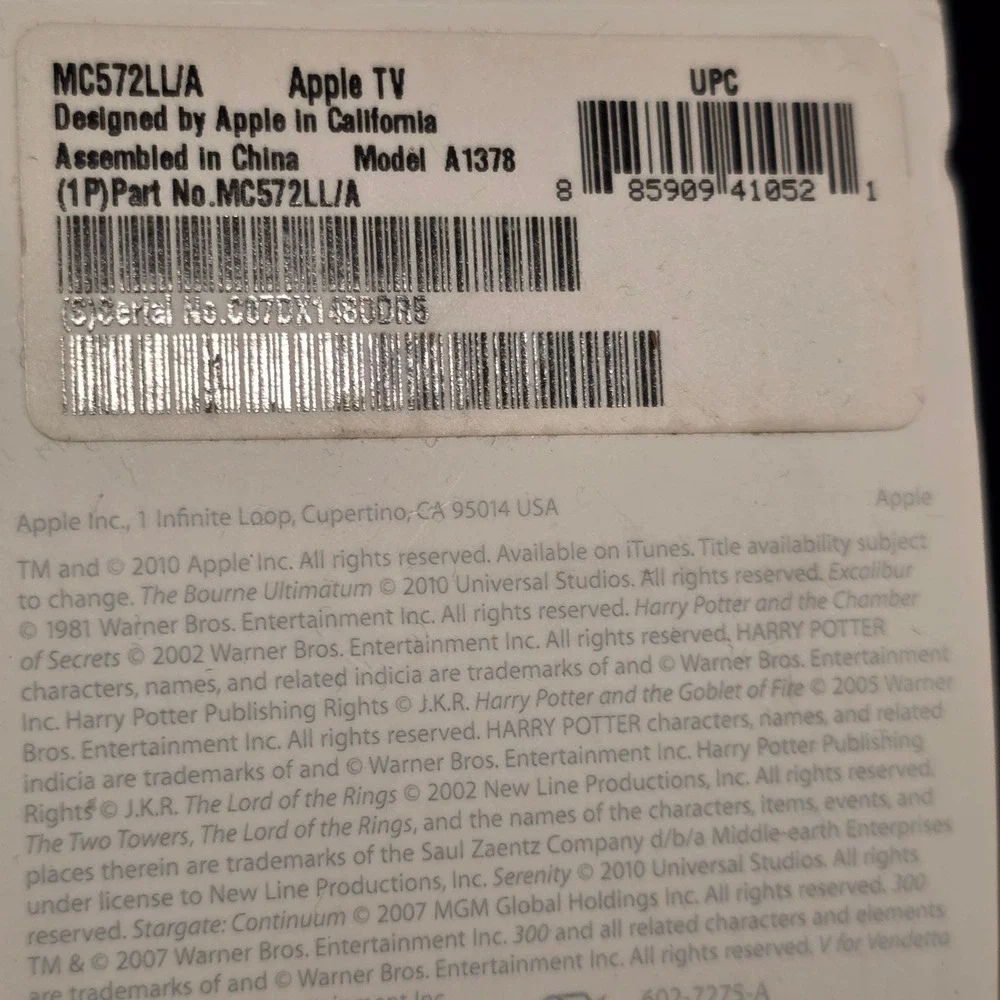 Apple tv 2nd