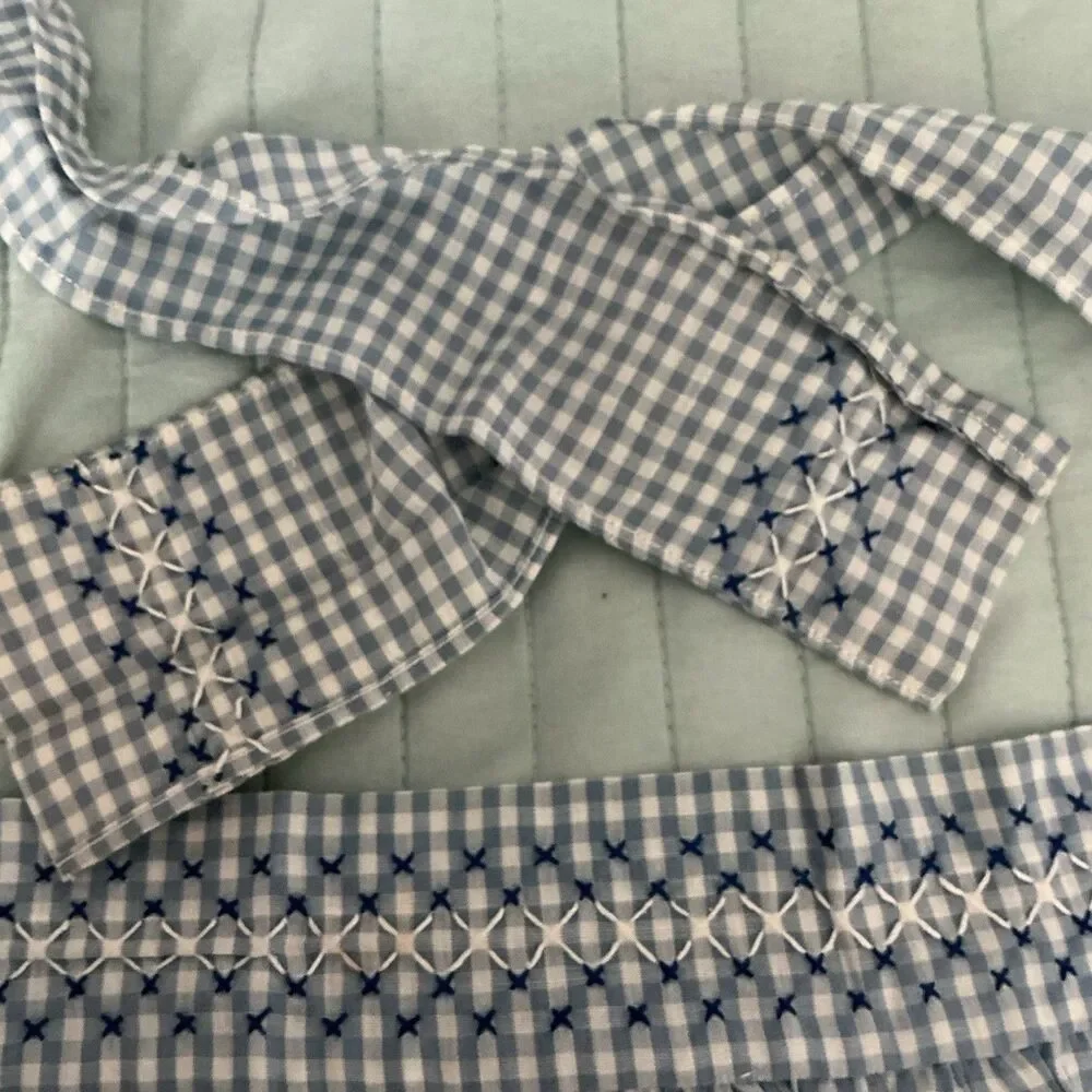 Handmade vintage blue