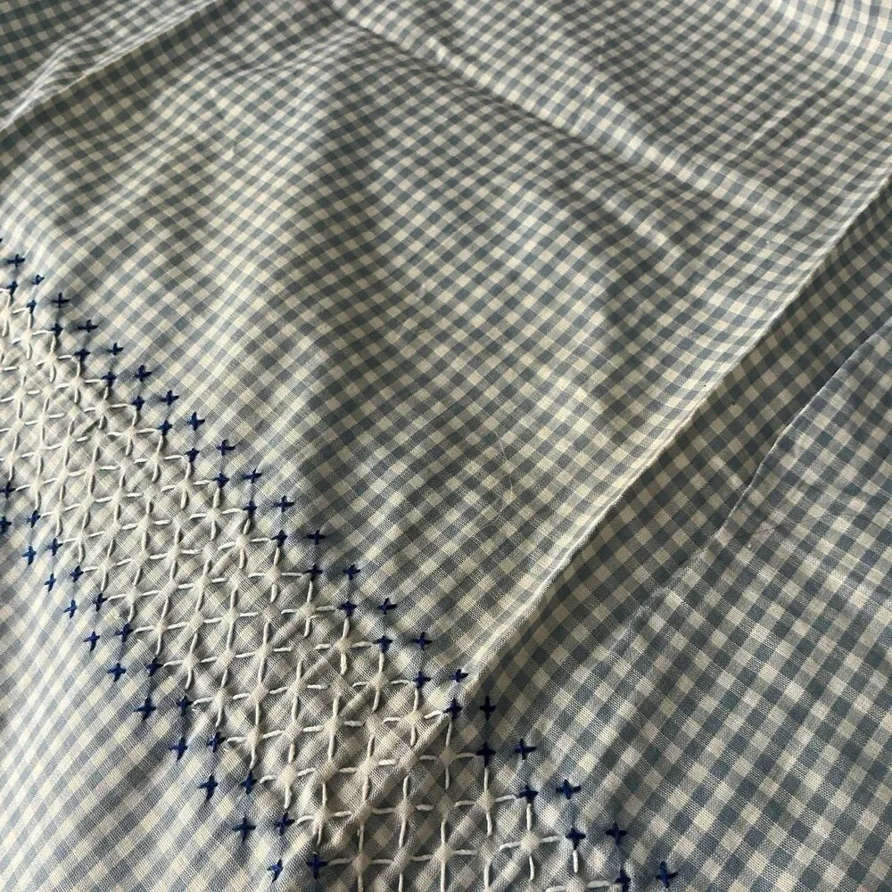 Handmade vintage blue
