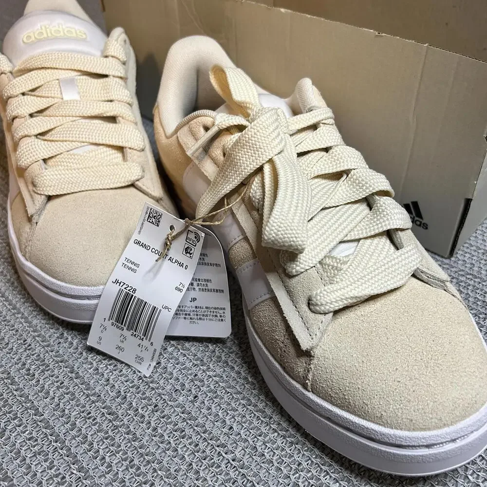 Adidas Grand Court Alpha‎ Sneakers - Cream/White