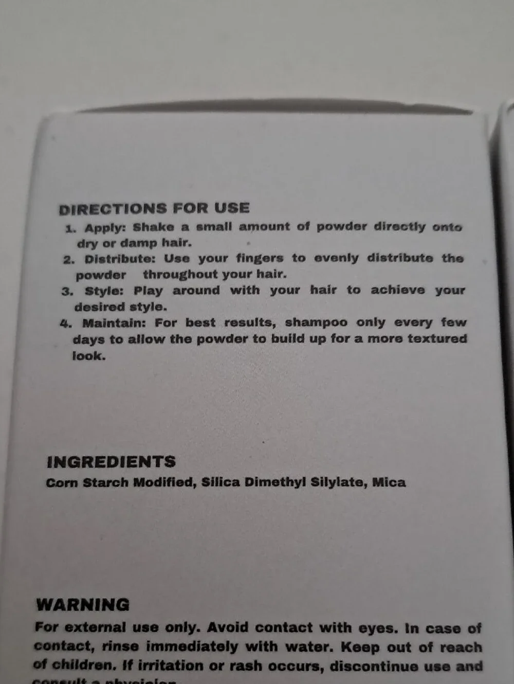 BlackMask volume powder
