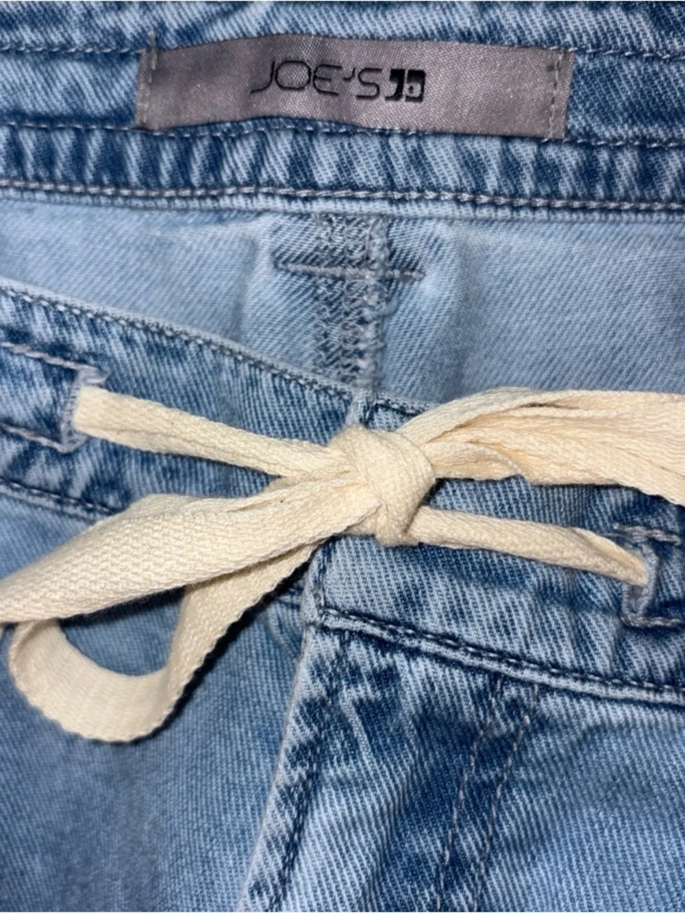 Joe’s Wide Leg Jeans with Tie at Waist (NWT) size 32