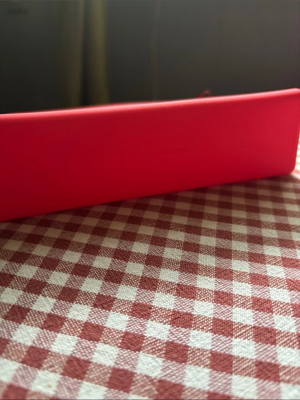 MAC Bright Coral Cosmetic Pouch