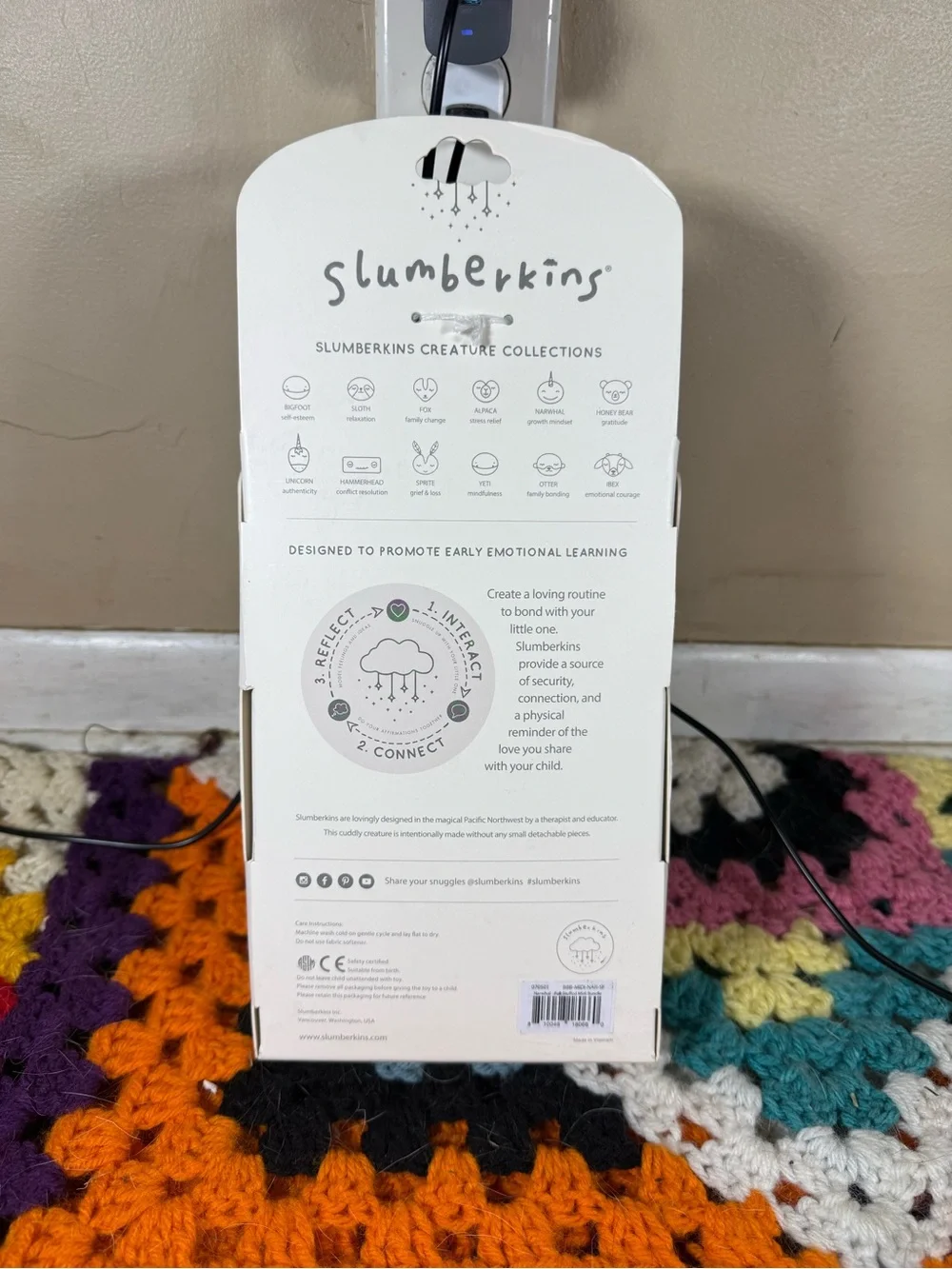 Slumberkins narwhal plush