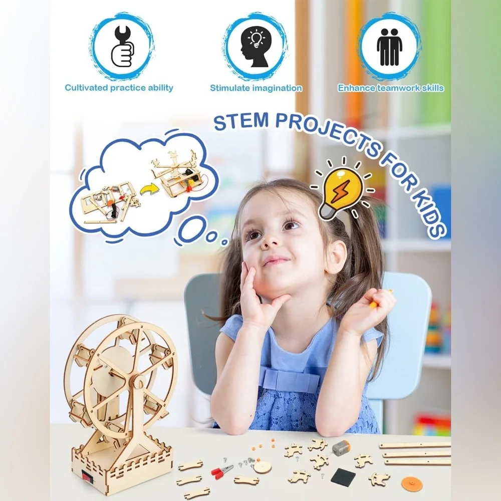 Poraxy STEM Kit for Kids 4 in 1 - Ages 8+  Educational Toy - NIB
