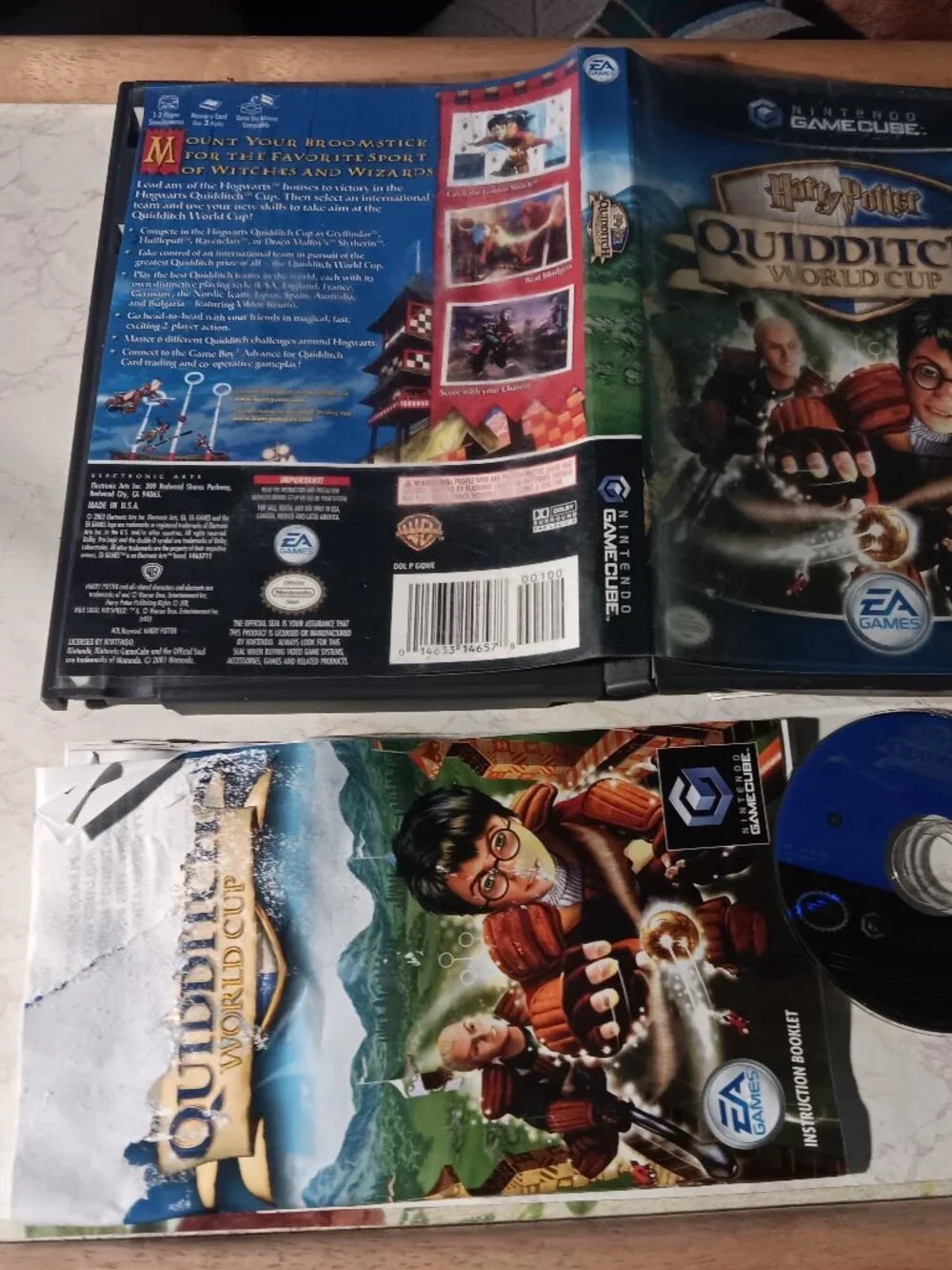 Harry Potter Quidditch Cup Tested Nintendo Gamecube Video Game