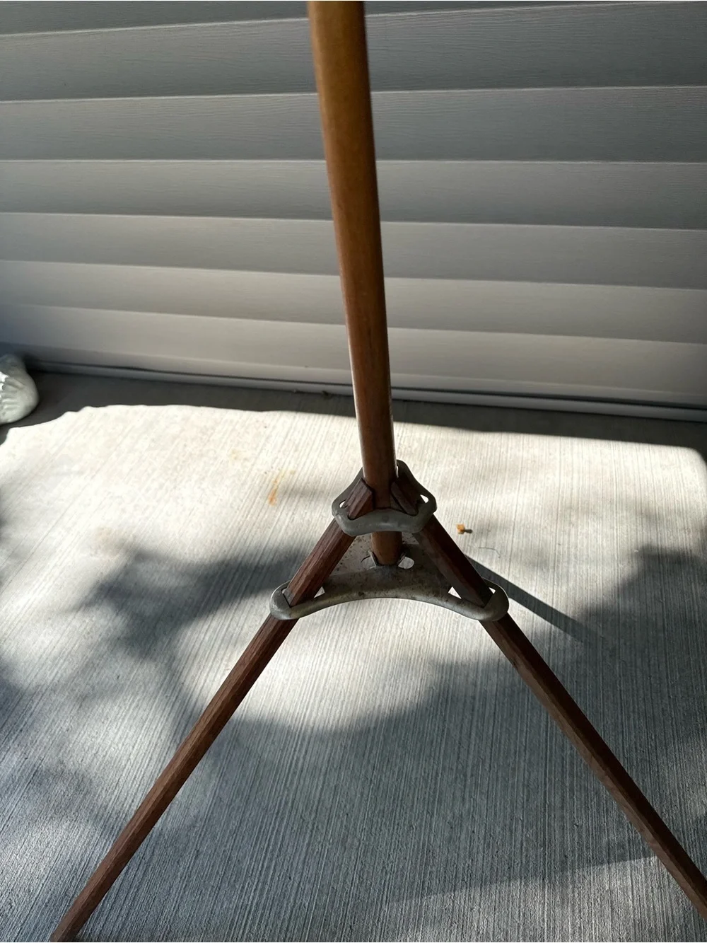Artmoore Co 1920's Wood & Metal Collapsible Clothes/Artwork/Herbs Drying Rack