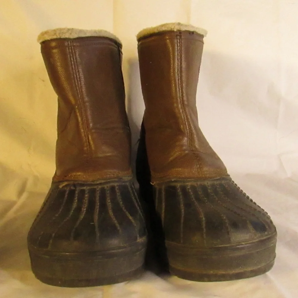 Ozark Trail Brown and Black Winter Boots